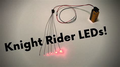 Knight Rider Kitt Led Fading Chaser Circuit Super Bright Nano Leds