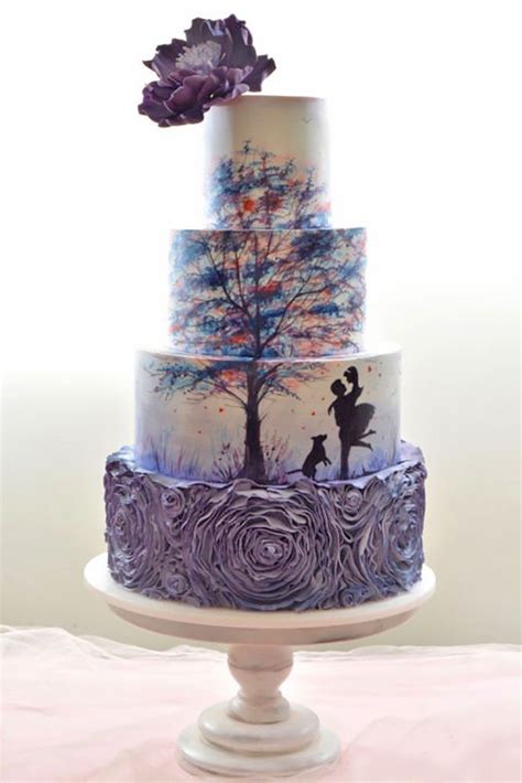 get inspired with unique and eye catching wedding cakes cake pretty cakes silhouette wedding