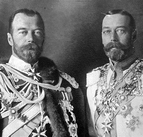 Cousins Tsar Nicholas Ii Of Russia And King George V Of England Royal