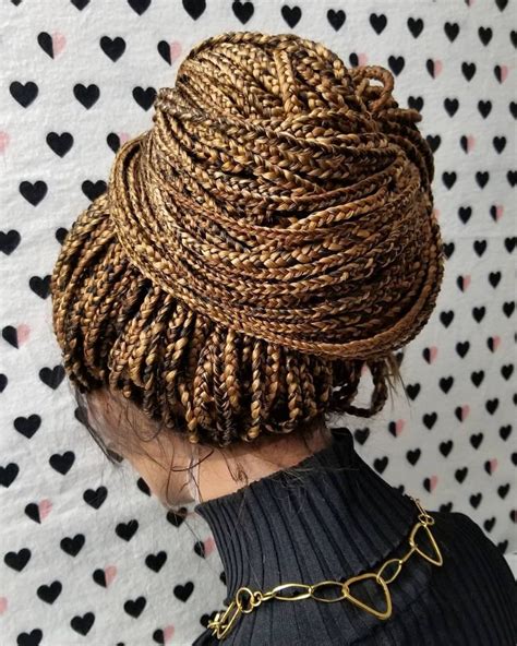 Full Lace Box Braids Braided Wig Color 1b2730