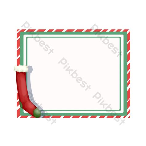 Christmas Christmas Stocking Border Png Images Psd Free Download