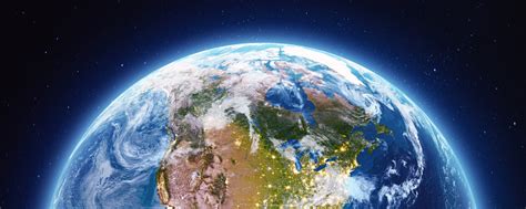 Planet Earth City Lights Stock Photo Download Image Now Blue City