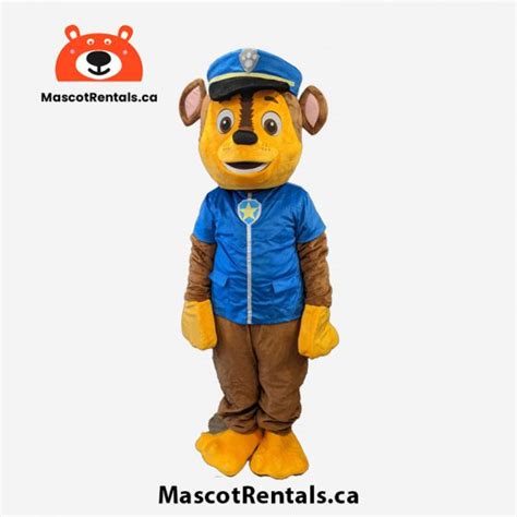 Paw Patrol Chase Mascot Costume Mascot Rentals