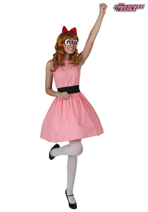 Plus Blossom Powerpuff Girl Costume 1x 2x