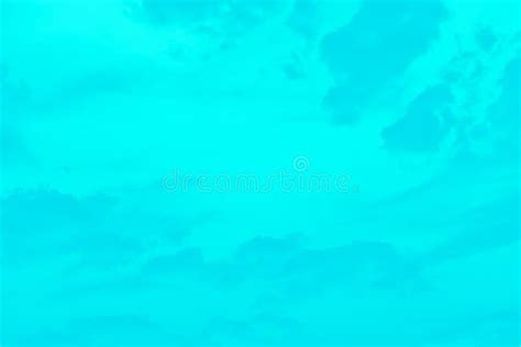 Abstract Aquamarine Aqua Color Gradient Sky Background Stock Image