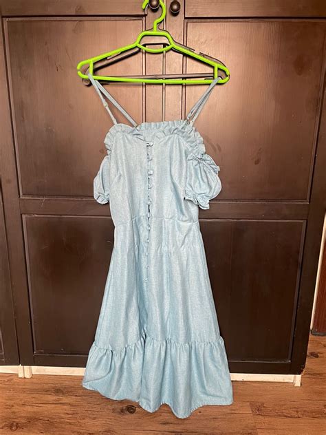 Hey Candy Blue Dress Womens Fashion Dresses And Sets Dresses On Carousell