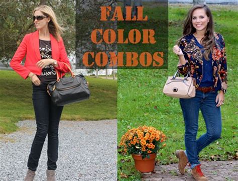 Fall Color Outfit Ideas Autumn Winter Fashion Colourful Outfits