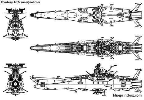 Space Battleship Yamato Blueprints