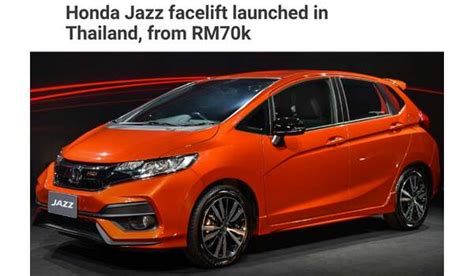 Honda jazz 2021 reviewif you're reading this in 2021, know that you may be one of the last few people to buy a honda jazz in malaysia. Honda Jazz Terbaru Di Lancarkan Di Thailand - Harga Di ...
