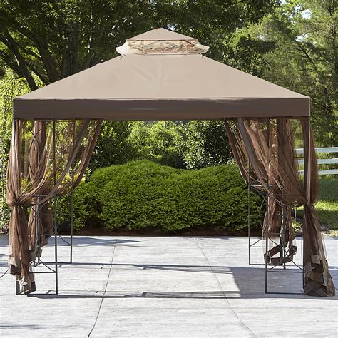 Garden winds has custom designed a series of gazebo replacement canopy tops to fit most standard 10'x10' steel gazebos and 12'x12' steel gazebos. Essential Garden Replacement Canopy For 10X10 Callaway Gazebo