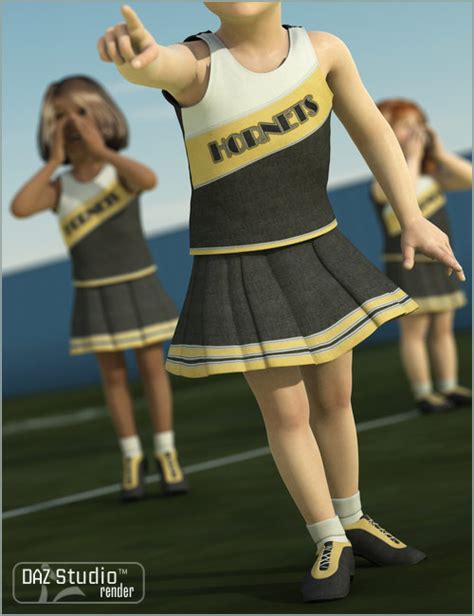 K4 Cheerleader Outfit Daz 3d