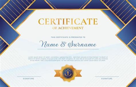 Certificate Border Blue Vector Art Icons And Graphics For Free Download