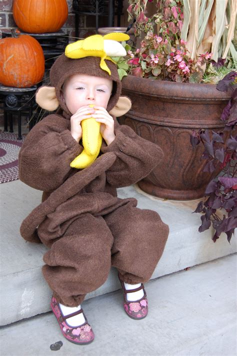 Diy Monkey Costume Toddler Diy Ornaments