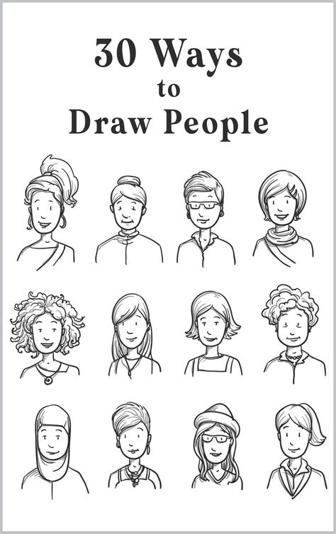 30 Ways To Draw People You Can Draw People In 30 Days How To Draw