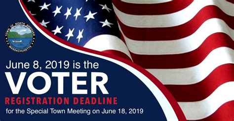 Saturday June 8 2019 Is The Last Day To Register To Vote For The June