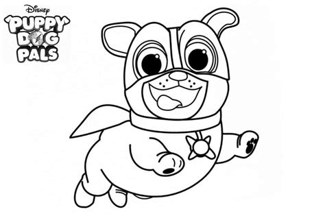 Mickey mouse and friends coloring pages. Disney Puppy Dog Pals Coloring Pages Free Printable ...