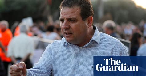The Arab Politician Asking Israeli Police To Enter His Communities World News The Guardian