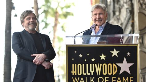 Harrison Ford Remembers Carrie Fisher As Mark Hamill S Walk Of Fame