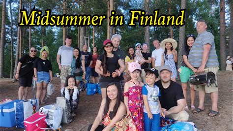 Celebrating Midsummer In Sääksjärvi Finland Youtube