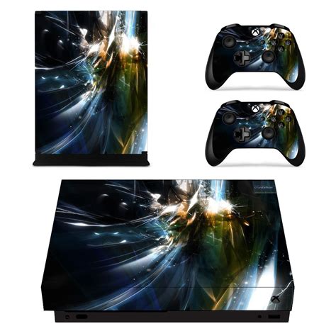 Custom Design Xbox One X Skin Decal For Console And 2 Controllers