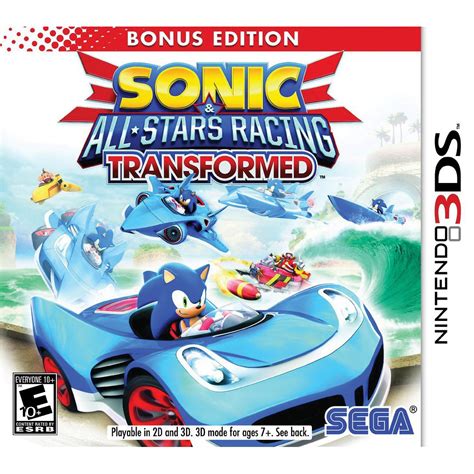 Sonic All Stars Racing Transformed Bonus Edition Nintendo 3ds