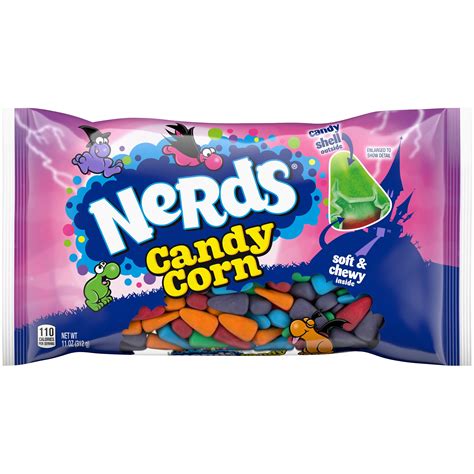 Nerds Halloween Candy Corn Rainbow Shelled Candy Corn 11oz