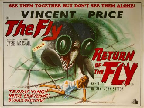 The Fly Return Of The Fly Vintage Movie Posters