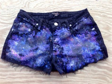 All Sizes Handmade Galaxy Cosmos Vintage Shorts On Etsy 3000 Galaxy