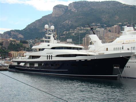 A 30m yacht sits in a sling at princess yachts in plymouth, u.k. Superyachtfan: Bernard Arnault -superyacht Amadeus