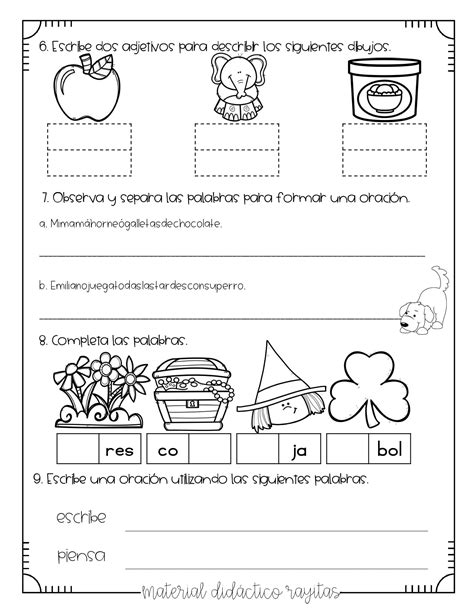 2° Grado Y 2º De Primaria Examen DiagnÓstico Imagenes Educativas