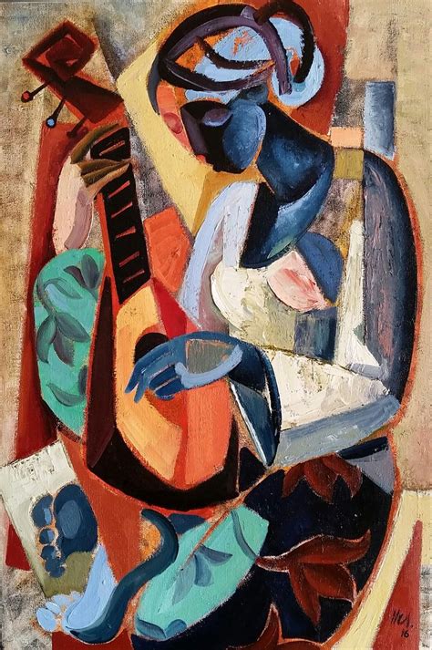 The Musician Modern Art Paintings Art Painting Expressionist Art