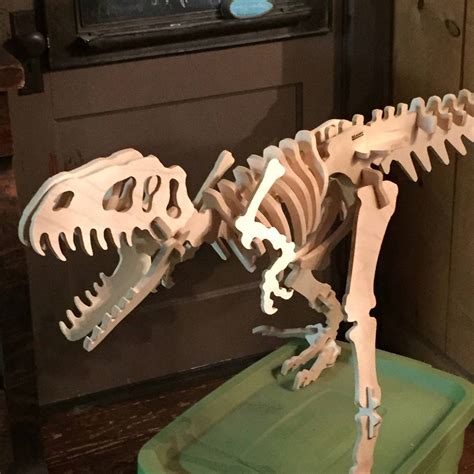Bc Bones Wooden T Rex Dinosaur Skeleton Kit Dinosaur Puzzle