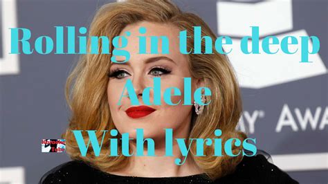 Rolling In The Deep Adele Karaoke With Lyrics Faster Version Youtube