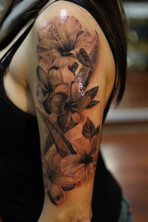 Lovelyvery Delicate Hawaiian Tattoo Flower Tattoo