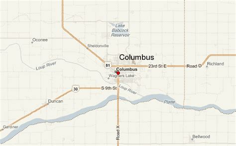Guía Urbano De Columbus Nebraska