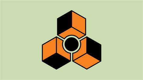 Reason Cube Digital Art Artwork Minimalism Orange Simple