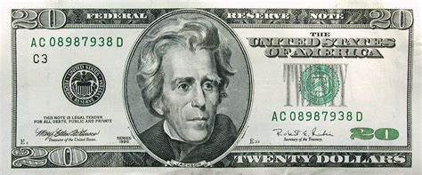20 Dollar Bill Printable