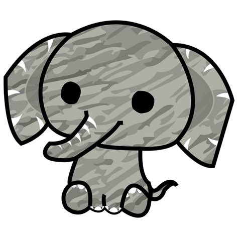 Chibi Elephant Vector By Mini Deus On Deviantart