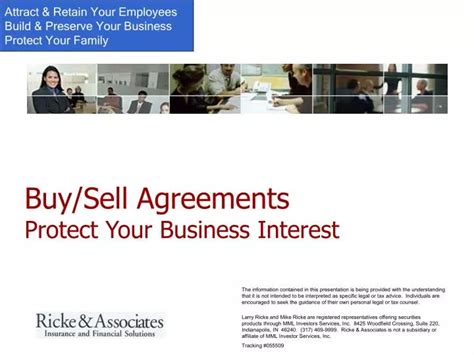 Ppt Buysell Agreements Protect Your Business Interest Powerpoint