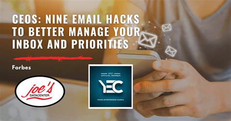 Ceos Nine Email Hacks To Better Manage Your Inbox And Priorities