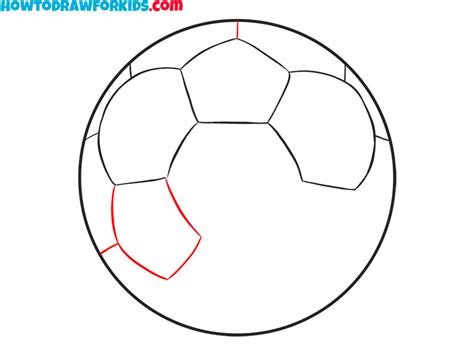 How To Draw A Soccer Ball Easy Drawing Tutorial For Kids