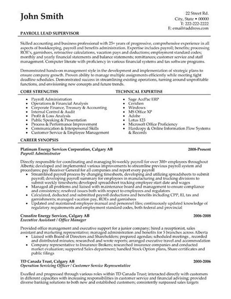 payroll lead supervisor resume template premium resume samples and example job resume samples