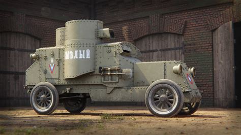Austin Putilov Armored Car Part 2 Finished Projects Blender