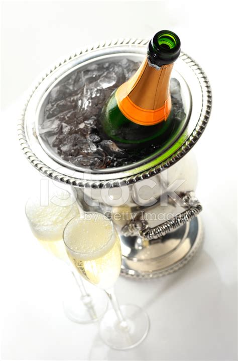 Champagne Glass And Ice Bucket Hoodoo Wallpaper