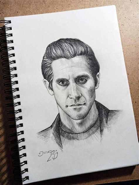 Original Portrait Jake Gyllenhaal Limited Edition Pencil Etsy