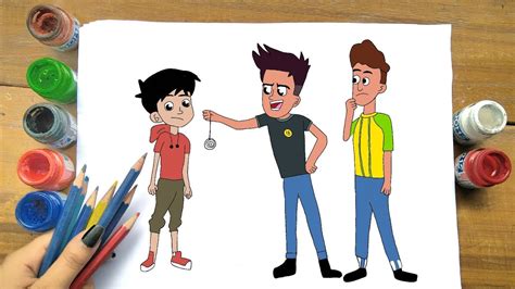 How To Draw Chikoo Aur Bunty So Easily With Dendendoxy YouTube