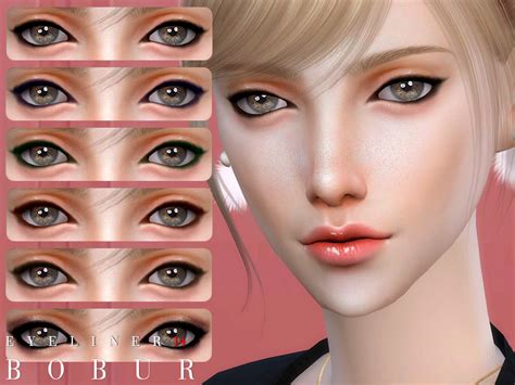 The Sims Resource Bobur Eyeliner 14