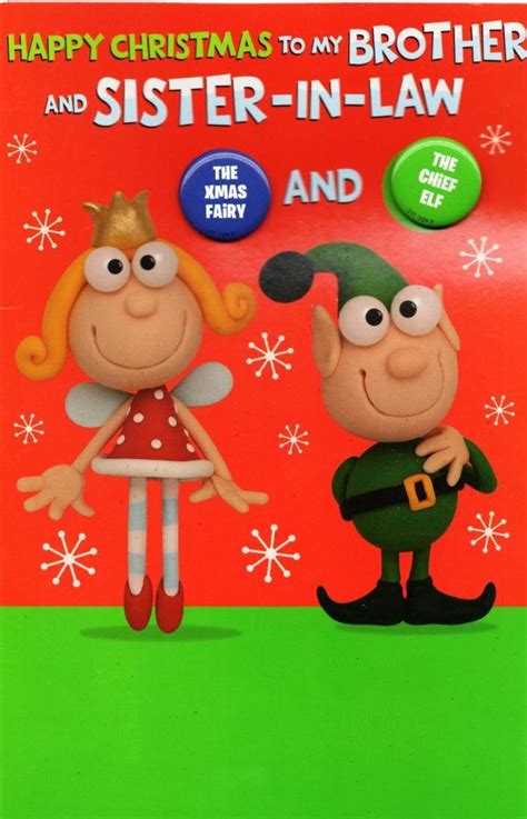Here's the ultimate guide to the best sister gift ideas that'll totally even scarier, what are you supposed to gift your sister in law? Brother & Sister-In-Law Fairy & Elf Christmas Card With ...