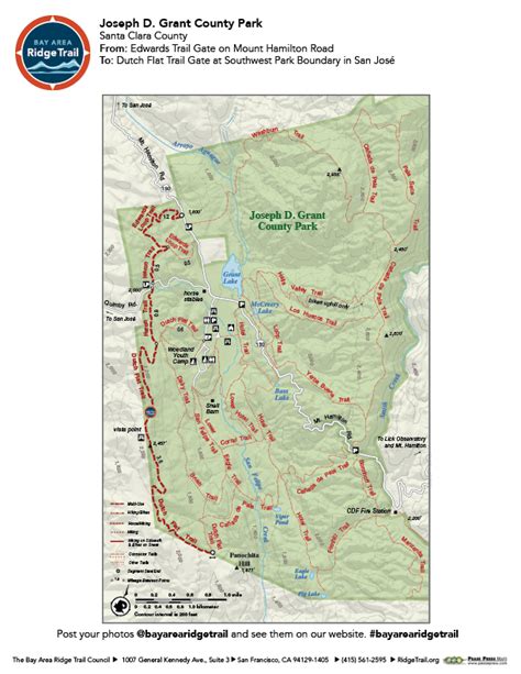 Joseph D Grant County Park Bay Area Ridge Trail