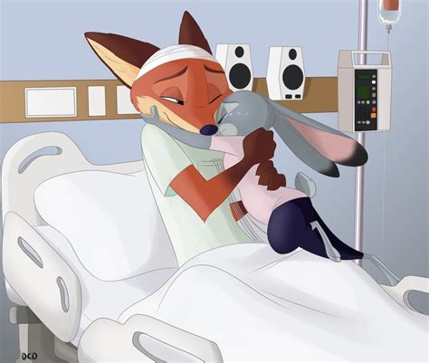 A Cartoon Character Laying In A Hospital Bed